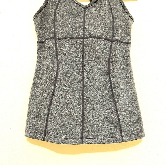 Athleta Equator gray Tank Shelf Bra women’s size XS - Picture 4 of 8